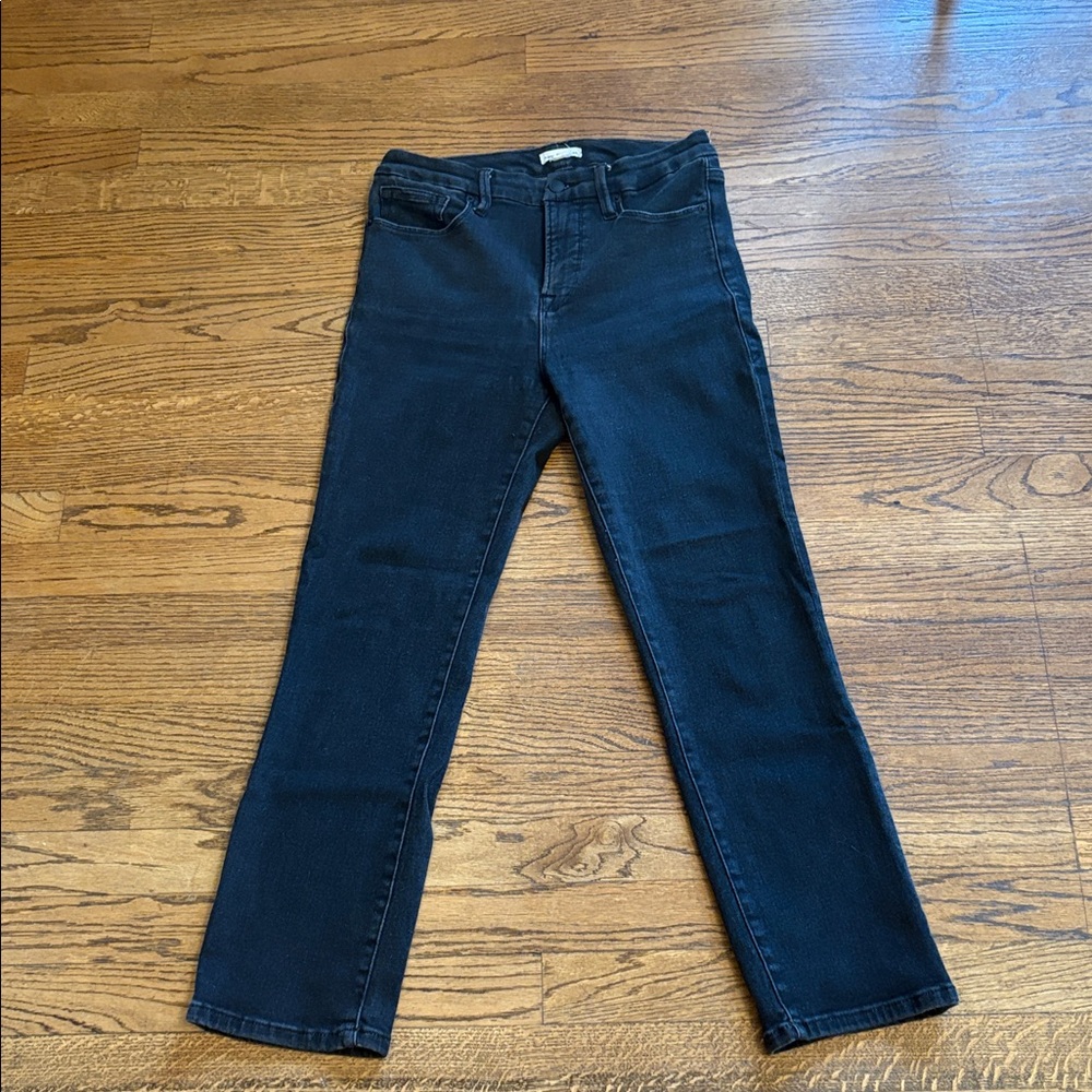 Good American Charcoal Denim Jeans